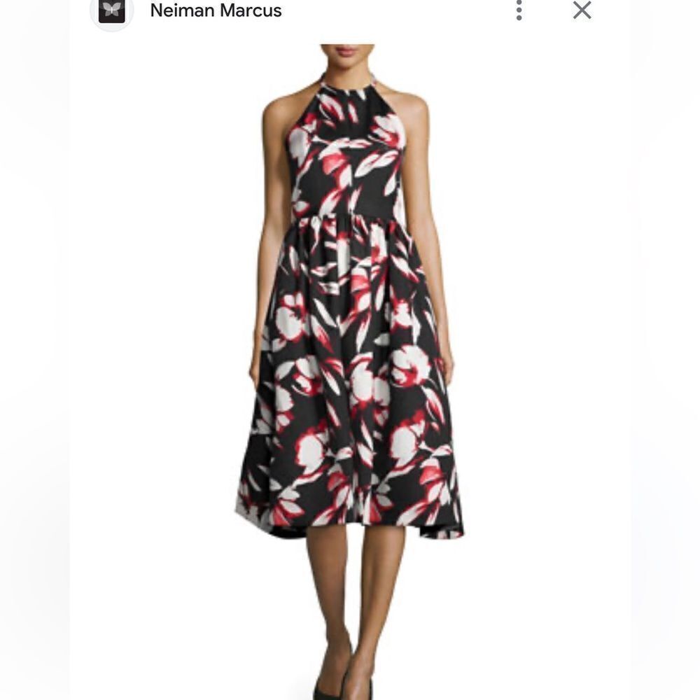 Shoshanna floral print midi dress